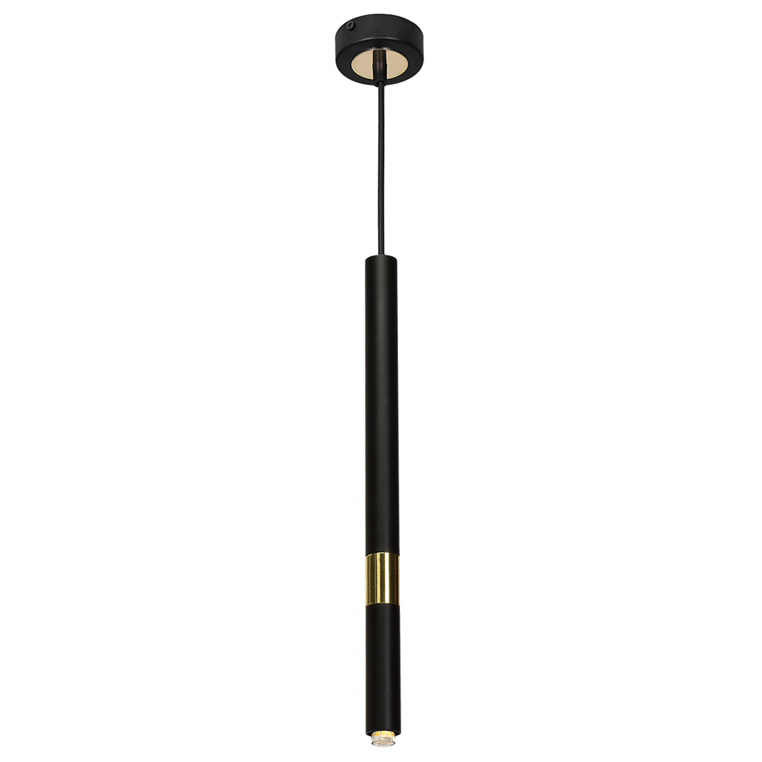 Lampa wisząca MONZA BLACK / GOLD 1xG9 8W