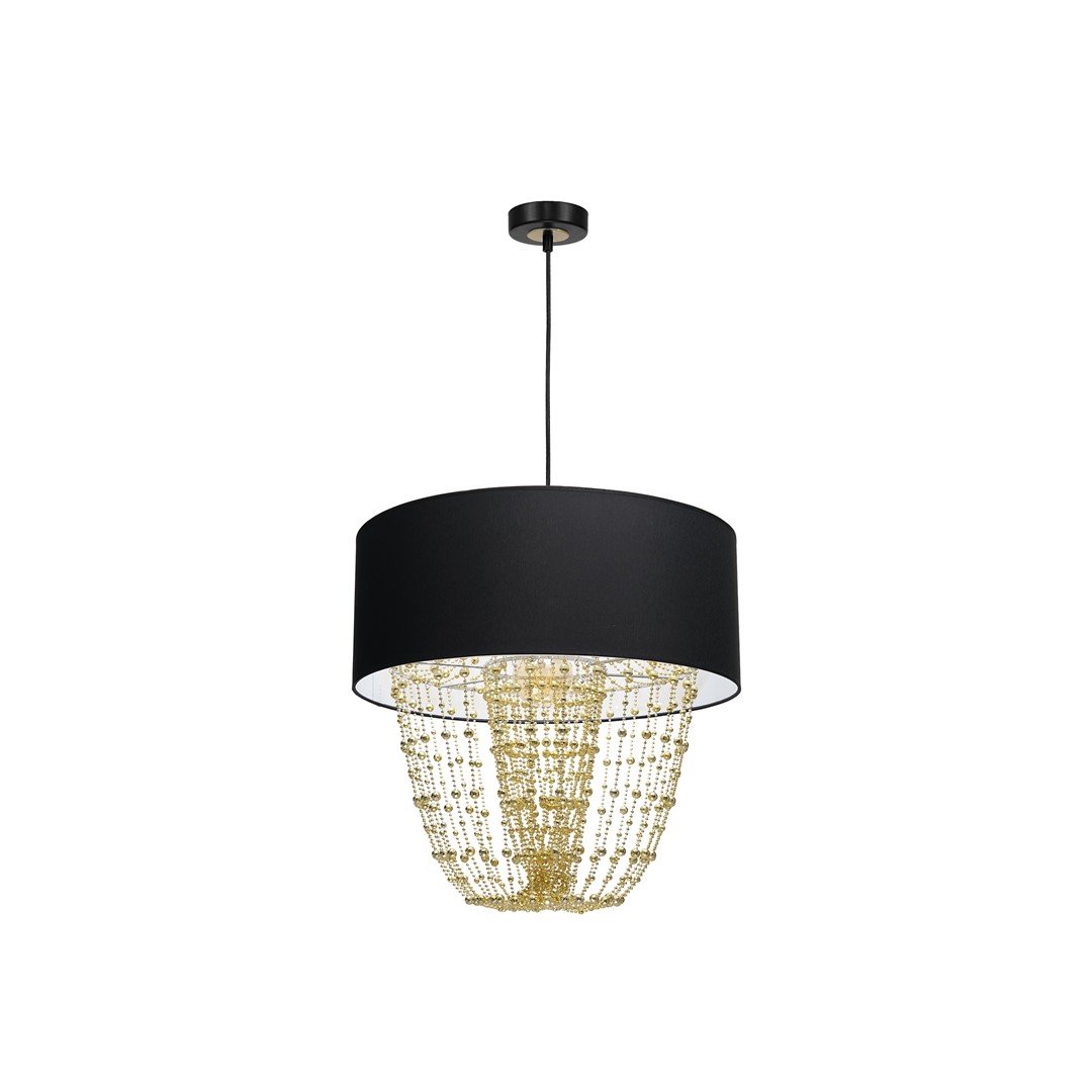 Lampa wisząca ALMERIA BLACK/GOLD 1xE27