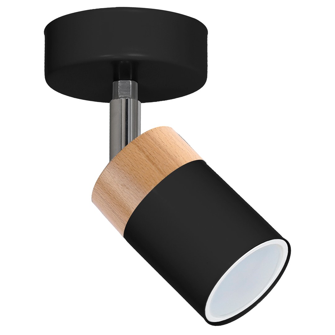 Kinkiet JOKER BLACK/WOOD 1xGU10