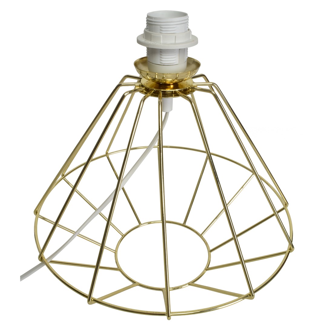 Lampa stojąca LUPO BLACK/GOLD 1xE27
