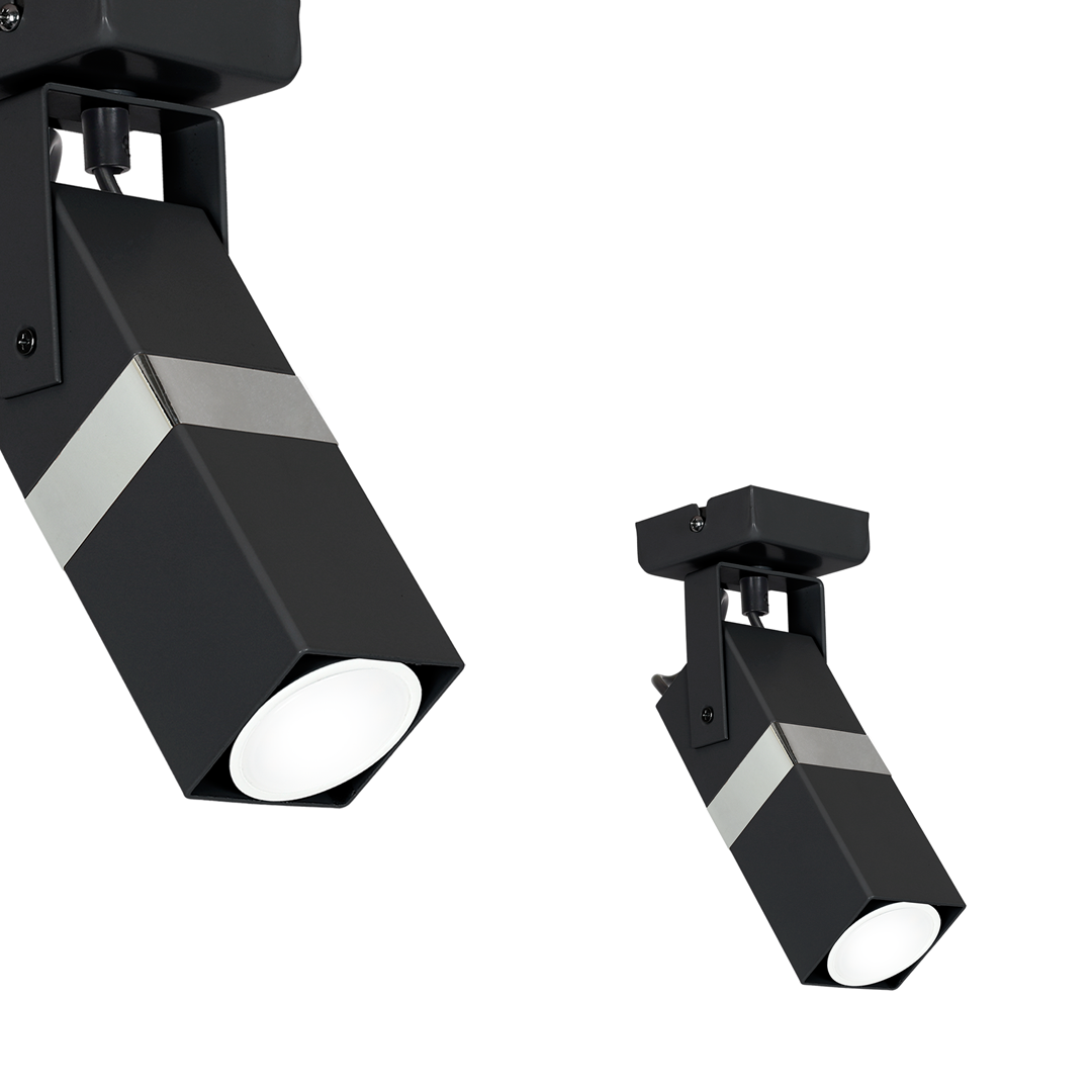 Kinkiet VIDAR BLACK/CHROME 1xGU10