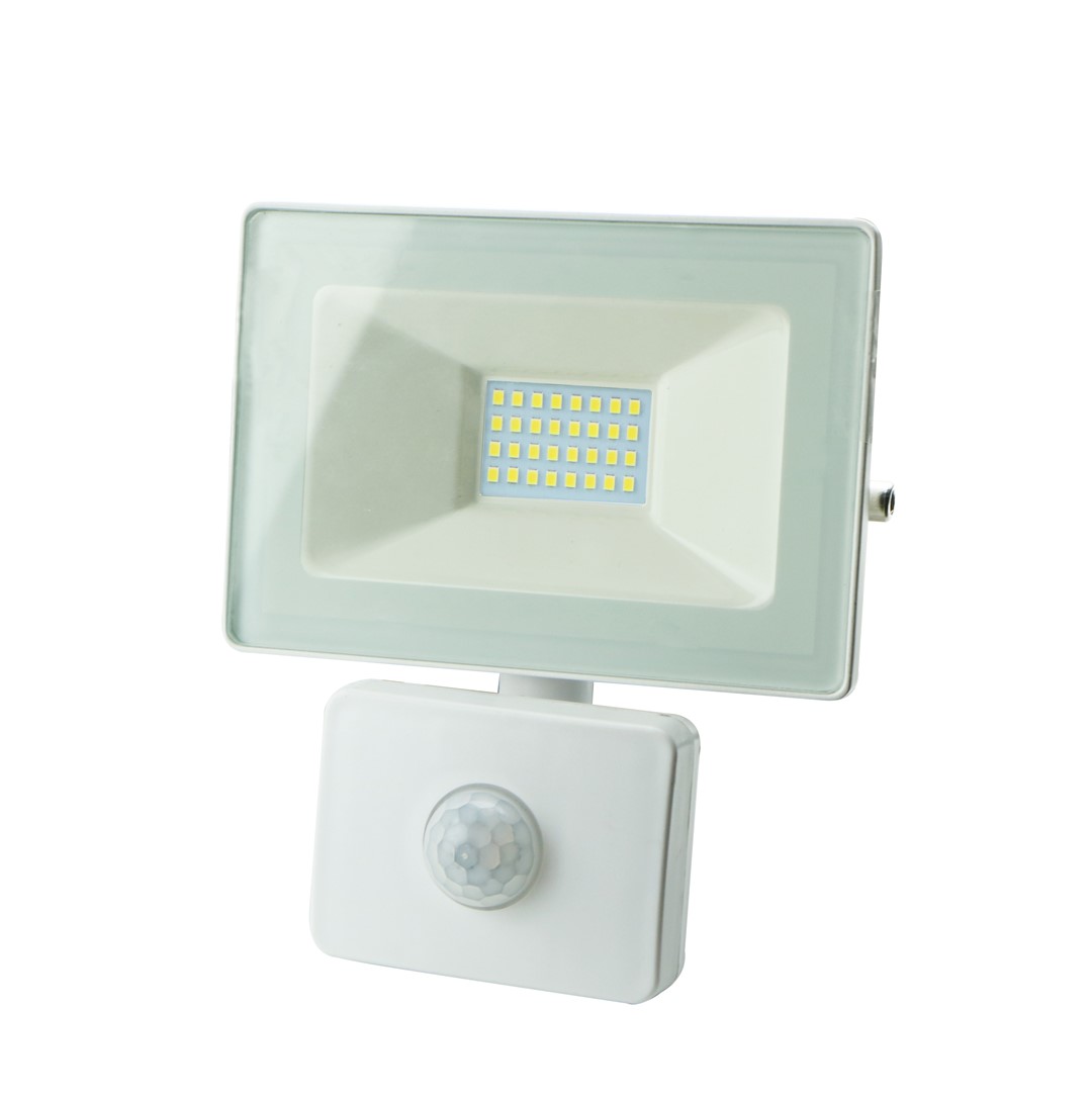 NAŚWIETLACZ LED 10W BIAŁY PIR