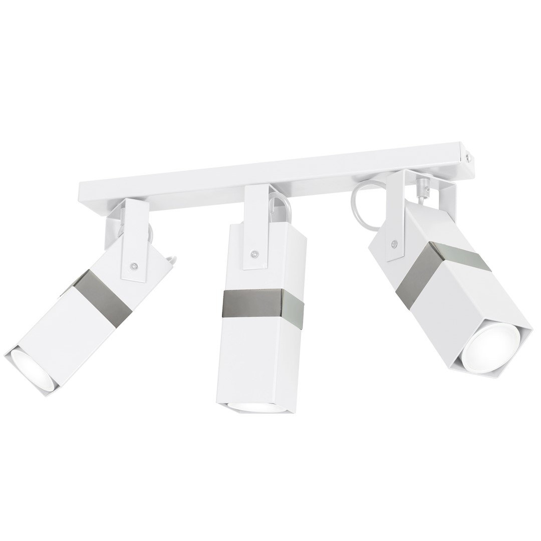 Lampa sufitowa VIDAR WHITE/CHROME 3xGU10