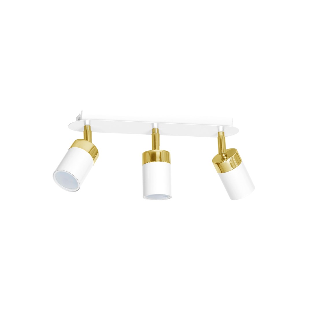 Lampa sufitowa JOKER WHITE/GOLD 3xGU10
